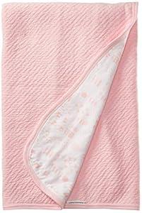 HonestBaby unisex baby Organic Cotton Matelasse Reversible Receiving Wearable Blanket, Pattern Play White/ Pink, One Size US HonestBaby unisex baby Organic Cotton Matelasse Reversible Receiving Wearable Blanket, Pattern Play White/ Pink, One Size US