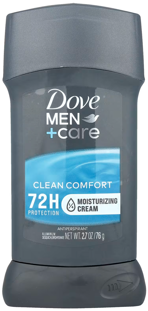 Dove, Men+Care, Antiperspirant Deodorant, Clean Comfort , 8 Pack, 2.7 oz (76 g) Each