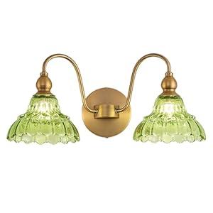 TLOLGT Vintage 2-Light Bedroom Bathroom Wall Sconces Vanity Light Fixtures Hallway Wall Light Fixtures