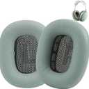 Replacement Ear Cushions for AirPods Max 1 Over-Ear Headphones, Protein Leather Covered Earpads with Memory Foam and Magnet (Green)