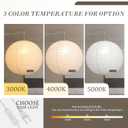 Paper Lantern Lamp Plug in Hanging Lamp 23.6in White Rice Paper Pendant Light with 19.7FT Cord Large Globe Japanese Japandi Wabi Sabi Chandelier for Dining Living Room Bedroom Office 1 Pack