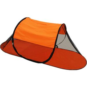 CMINGJ Large Pop Up Mosquito Tent, Portable Foldable Mosquito Net with Bottom for Bed, Camping, Travel, Patio, Suitable for Outdoor Indoor (78 * 28 * 27inch) (Orange Bottom & Top)