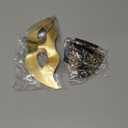 Couple Masquerade Lace Mask Set, Fit for Women and Men Venetian Halloween Masks, Specially for Costume, Mardi Gras (Gold)