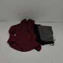 Real Essentials 3 Pack: Men's Mesh Long Sleeve Athletic Pullover Hoodie Sweatshirt Pockets UPF 50+, Size XL