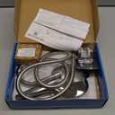 NearMoon Shower Head with Hose, High Pressure Stainless Steel Rain Shower and 3 Settings Handheld Spray Combo with Push Button Flow Control (8 Inch, Chrome Finish)