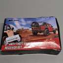 Nilight Anti-Theft Shackle Hitch Receiver 2Inch 45000 LBs Breaking Strength 3/4" Anti-Theft D Ring Shackle 5/8" Trailer Hitch Lock Pin Heavy Duty Solid Towing Kit for Trucks Off Road (Black)