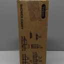 Veken Shower Caddy 6-Pack, Advanced Rustproof Design, No Drilling Adhesive Shelves, Rack with Soap Holder, Large Capacity Bathroom Organizers and Storage, Wall-Mounted Kitchen & Home Decor (Black)