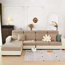 Sofa Covers Couch Covers for Sofa Pet Friendly Couch Cushion Covers Universal Sofa Covers Washable Stretch Slipcovers for Sectional Sofa (Light Coffee,Extra Large Single Seat Cover)