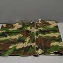 Camo Throw Pillow Covers 18x18 Set of 2 Camouflage Short Plush Pillows Case Green Brown Square Cushion Cover Decorative Pillowcases for Couch Bed