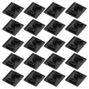 MECCANIXITY 20Pcs 2020 V-Slot 4.2mm Hole Dia EU Standard Aluminum Profile End Cap 20x20mm/0.79x0.79in ABS Aluminum Extrusion Plug for 3D Printer, CNC