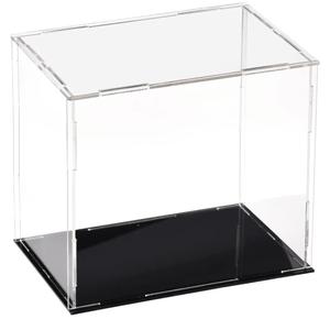 uxcell Acrylic Clear Display Case Box Dustproof Protection Showcase Cube Collectibles Show Box