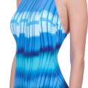 Gottex Women's Golden Hour High Neck One Piece Bathing Suit (Blue, Size 10)