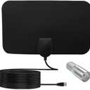 TV Antennas, HD Digital Antenna for Smart TV Indoor, 360°Signal Reception-Digital tv Antenna Indoor for Local Channels-Support 4K 1080p for All Type of HDTV Digital TV's