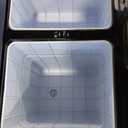 BODEGACOOLER 12 Volt Car Refrigerator,Dual Zone 59 Quart Portable Freezer APP Control,4℉68℉ 55L Compressor Car Fridge12/24V DC and 100240V AC for Camping,RV,Boat,Road Trip