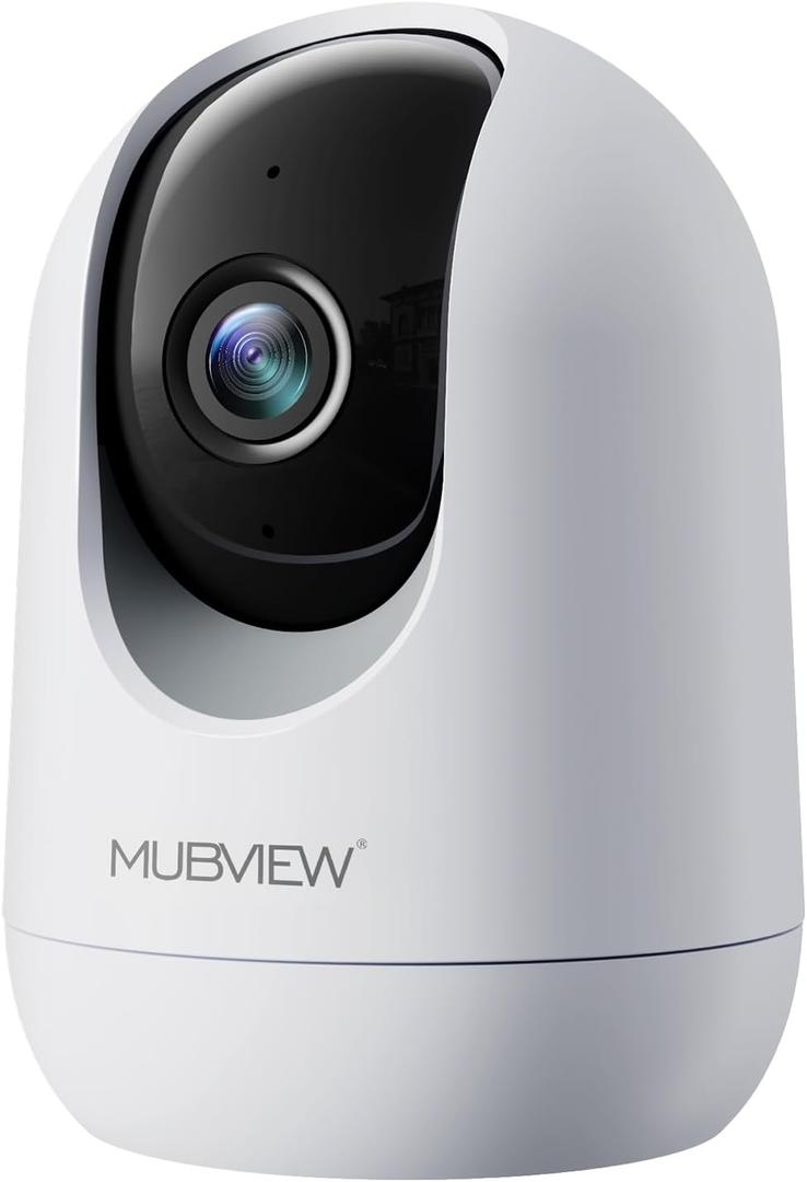 Indoor Security Camera 2K, Pet Camera with Phone App, WiFi Cameras for Home Security Camera for Dog/ Baby Monitor/Elder Pan Tilt, 5/2.4GHz, 24/7, 2-Way Talk, Human Detection, Motion Tracking, Cloud (1 PC)