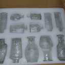 Glass Bud Vase Set of 24, Small Flower Vases, Glass Vases for Centerpieces, Vintage Home Table Decorations Bud Vases (24 Pcs, Clear)