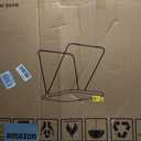 KAIHAOWIN Folding TV Tray Table Acrylic Foldable Table No Assembly Required Tiny Desk for Home Office Side Table Small Computer Desk for Small Spaces (Clear)