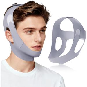 Chin Strap for Sleeping, Anti Snoring Chin Strap Elasticity for Adults, Anti Snoring Devices Comfortabale, Snore Stopper for CPAP Users
