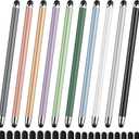 10 PCS Stylus,Stylus Pen for Touchscreen,Stylus 2-in-1 High Sensitivity & Precision Suitable for All Touch Screens of iPhone/ipad/Android Tablets(10 Stylus Pen + 20 Tips) (Grey/Gold/Purple/Green/Blue/White/Silver/Black)