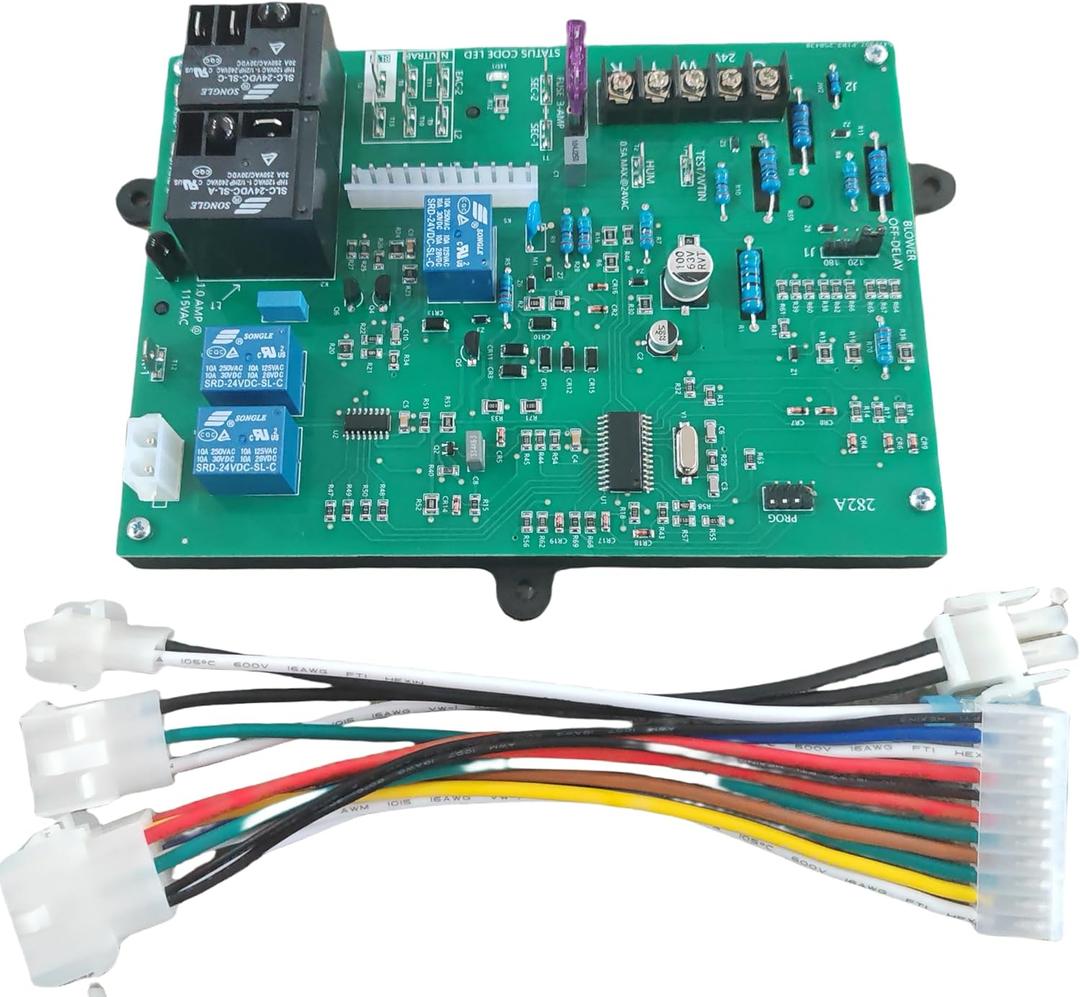 Updated ICM282A Furnace Control Board Module Fits Carrier HK42FZ013, HK42FZ004, HK42FZ007, HK42FZ008, HK42FZ009, HK42FZ011, HK42FZ016, HK42FZ034, CEPL1311012-01