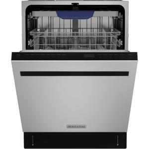 Empava 24 Built-in Dishwasher with Stainless Steel Tub, 15 Place Settings, 8 Wash Cycles, 3rd Racks, Auto Door Dry, 49 dB Quiet, ENERGY STAR Certified