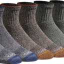 Dickies Men's Dri-Tech Moisture Control Quarter Socks,  (6 Pairs), XL