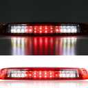 Tresound 3rd Third Brake Light for 1999-2006 Chevy Silverado/GMC Sierra LED Cargo Light High Mount Lamp, Chrome Housing Red Lens