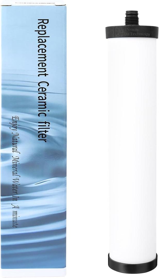 FRX02 UltraCarb Ceramic Drinking Water Filter Cartridge, for Franke Triflow & Filterflow Undersink Filtration System, Compatible with Franke 02 FRX-02 W9223021 FR9455 FRX-01