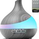 HJTHJT 500ML Essential Oil Diffuser: Aroma Diffuser with Remote Control for Hotel Spa Yoga Room - Humidifiers for Bedroom with 14 Colors LED Night Light for Kids/Women Home Relaxation