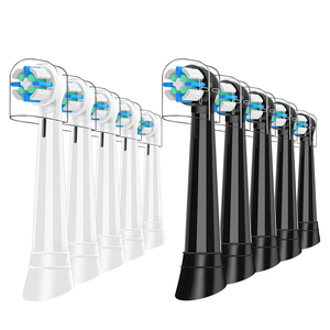 10 Pack iO Replacement Heads Compatible with Oral B iO, Brush Heads for iO 2 3 4 5 6 7 8 9 10 Series Electric Toothbrushs, Medium Softness, Specially Designed for Sensitive Gums, Black/White