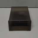 Sealegend Magnetic Slim Trash Can Wastebasket with Lid, Lint Bin, Storage Bins Perfect for Kitchen, Fridge, Cabinet, Bathroom, Laundry Room Organization, Black