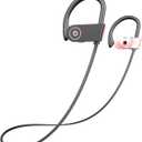 Otium Bluetooth Headphones, Wireless Headphones IPX7 Waterproof Sports Earbuds 15H Playtime with Mic HD Stereo Sound Sweatproof in-Ear Earphoones Noise Cancelling Headsets Gym Running Workout Pink