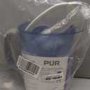 PUR 7-Cup Water Filter Pitcher, Cleaner, Great-Tasting Water, Dishwasher Safe, Powerful, Faster Filtration, LockFit Cap Design - White