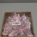 3D Glitter Christmas Butterfly Ornaments, 6 Pack Hanging Butterfly with Clip for Christmas Tree Decoration, Indoor Christmas Decoration (6, Pink)