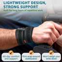 HiRui Wrist Brace for TFCC Tears, Adjustable Wristband Wrist Wraps Support for Fitness Weightlifting Tennis Tendonitis Carpal Tunnel Arthritis Pain Relief, One Size Adjustable (Black, 1 Pack)