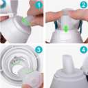 4 Pack Brita Water Bottle Mouthpiece Replacement - Silicone Bite Valve for Brita Filter & Stainless Steel Bottles