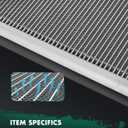 SCITOO Aluminum Condenser compatible with Acura for GMC