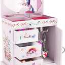 Pretty Me Unicorn Musical Jewelry Box for Kids - Gifts for Girls, Ages 3-8, Best Princess Room Toys Gift for Age 3, 4, 5, 6, 7, 8 Year Old Little Girl - Birthday Present Toy Ideas Music