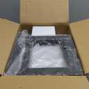 IBUYKE 16 Inch Small Foot Stool Ottoman, Rectangle Linen Foot Rest with Padded Seat and Metal Legs, Modern Ottoman Foot Rest for Living Room Bedroom Entryway Couch, Grey WBD001G