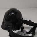 Black Full Brim Hard Hat, OSHA Approved Construction Helmets for Men, 4-Point Adjustable Suspension, ANSI Z89.1