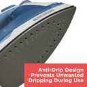 BLACK+DECKER Easy Steam Compact Iron for Clothes, Automatic Shutoff, Nonstick Plate, Light Weight, 1200 Watts (Standard)