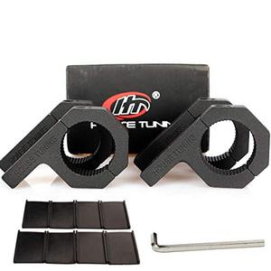 House Tuning Tube Clamps 4pcs 1.5 inch Mounting Bracket, Roof Roll Bar Cage Holder Bar Clamp 1 1/2" for Work HID LED Light Bar (1.5"- Clamp Mount kit)