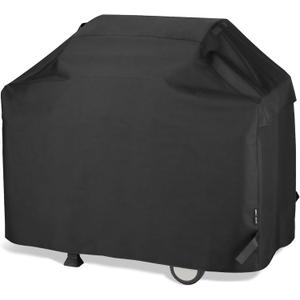 Grill Cover 55 Inch for Outdoor Grill, Heavy Duty, Waterproof, Fade Resistant, BBQ Cover with Handles/Straps/Air Vents, Compatible with Weber Charbroil Nexgrill Gas BBQs etc
