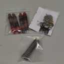INJORA 53mm 6g Each Shocks- Absorber Oil Threaded Damper for TRX4M TRX4MT 1/18 RC Crawler Upgrade, Red