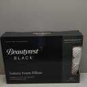 1 PAck Beautyrest Black Luxury Foam Pillow - Queen Size - Medium Firm Feel - Containing Breathable and Pressure Relieving Premium Memory Foam That Utilizes Plant Based Cooling Technology