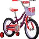 Schwinn Elm Bike, 16 Inch Bike for Kids Ages 3-7, SmartStart Ergonomic Design for Kids, Adjustable Seat Grows with your Child, Rear Coaster Brake and Front Caliper Brake, Training Bicycle