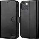 OCASE Compatible with iPhone 14 Wallet Case, PU Leather Flip Folio Case with Card Holders RFID Blocking Kickstand [Shockproof TPU Inner Shell] Phone Cover 6.1 Inch 2022 (Black)