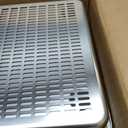 Stainless Steel Sifting Litter Box with Lid, High Sides XXL Extra Large Sifting Cat Litter Box for Pine Pellets & Big Cats, Sifter Litter Pan System for Odor Control,Sifting Box Liners & Scoop