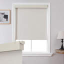 Joydeco No Drill Blackout Shades, Free-Stop Cordless Roller Shades, UV Protection, Thermal Insulated Blinds for Indoor Windows, Easy Install Window Blinds for Home and Office (Beige, 22" W X 75" H)