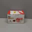 Colovis Mini Dessert Cups, 100 CT 2oz Clear Plastic Parfait Appetizer Cups with Spoons Mini Square Dessert Bowls for Serving, Tasting (100)